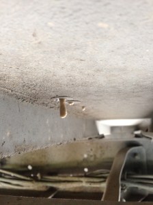 From Under the Bus. Oh yeah, get in there and seal that hole, you big goopy polyurethane you.