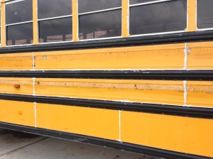 My Part of the bus caulked with LocTite 2 in 1 Premium Polyurethane. 